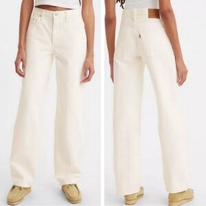 Cream Baggy Dad Jeans from Levi’s size 29/32